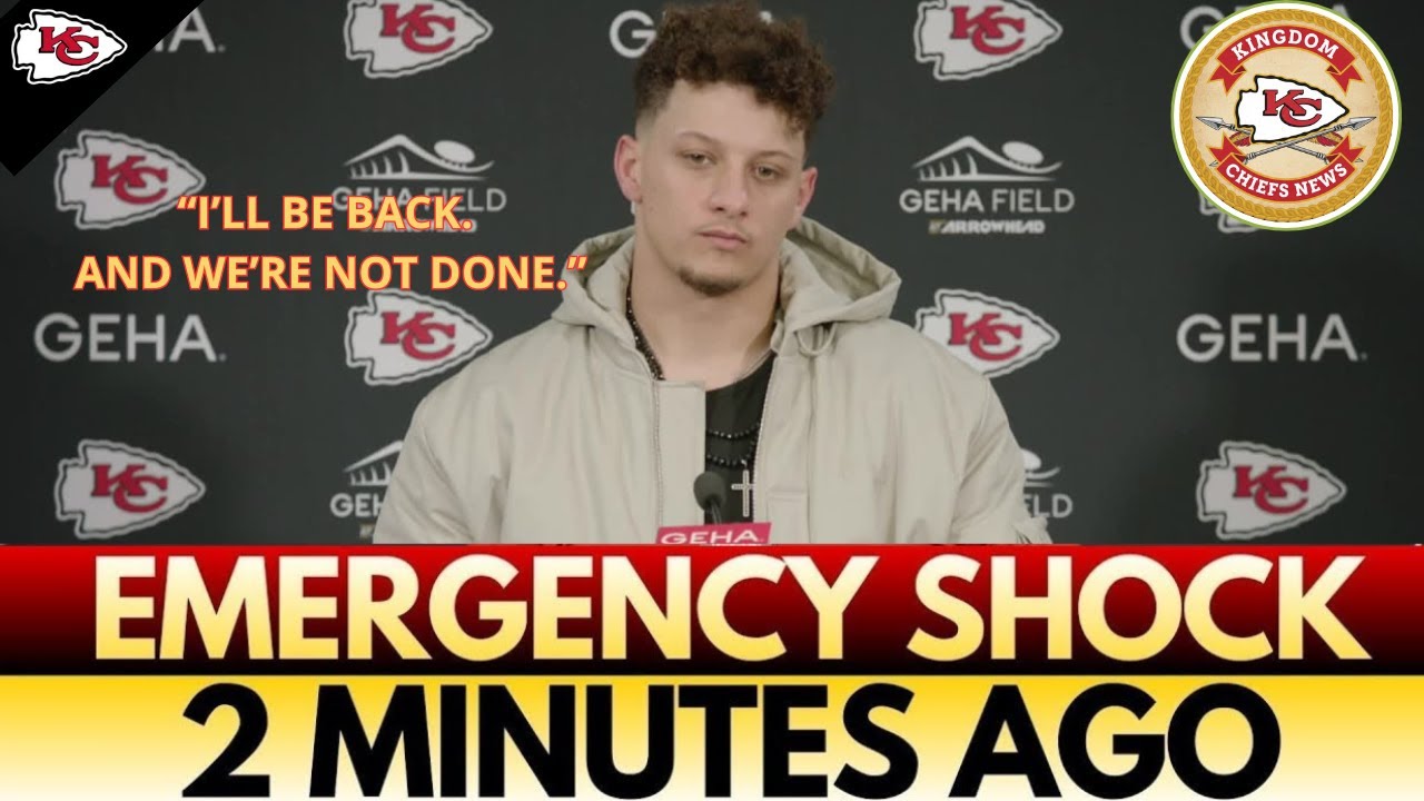 BREAKING NEWS: Is It The End? Patrick MAHOMES Makes a Bombshell Statement And Shocks The NFL