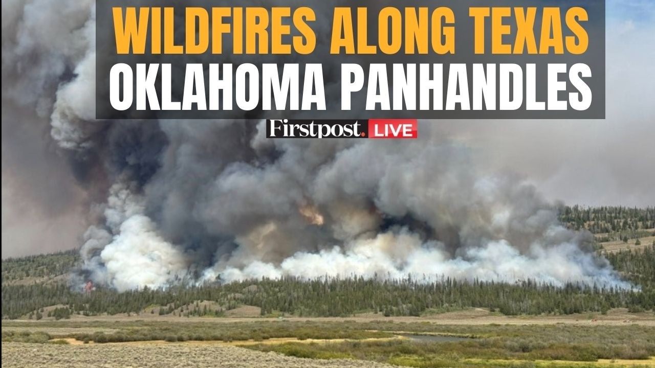 LIVE: Wildfires Spread Fast Amid High Winds At Texas Oklahoma Panhandles | N18G