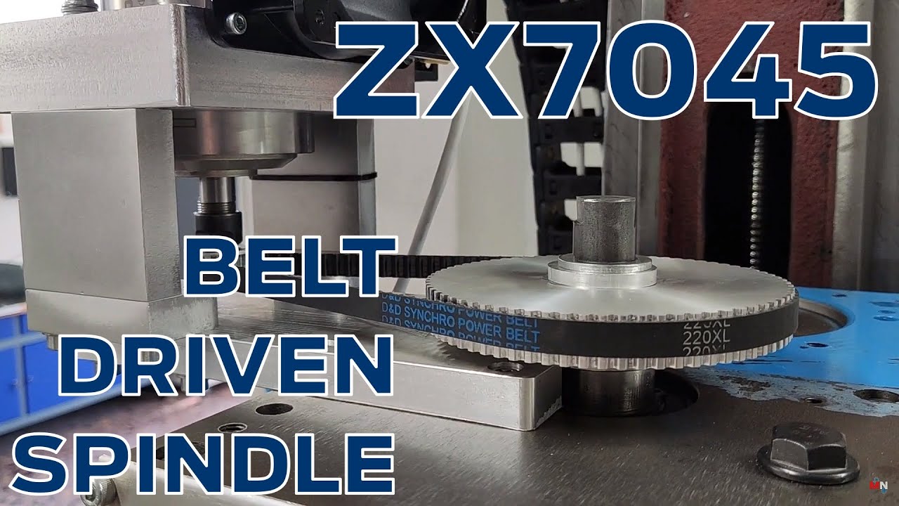 ZX7045 - ZX45 Milling machine Belt Driven Spindle upgrade