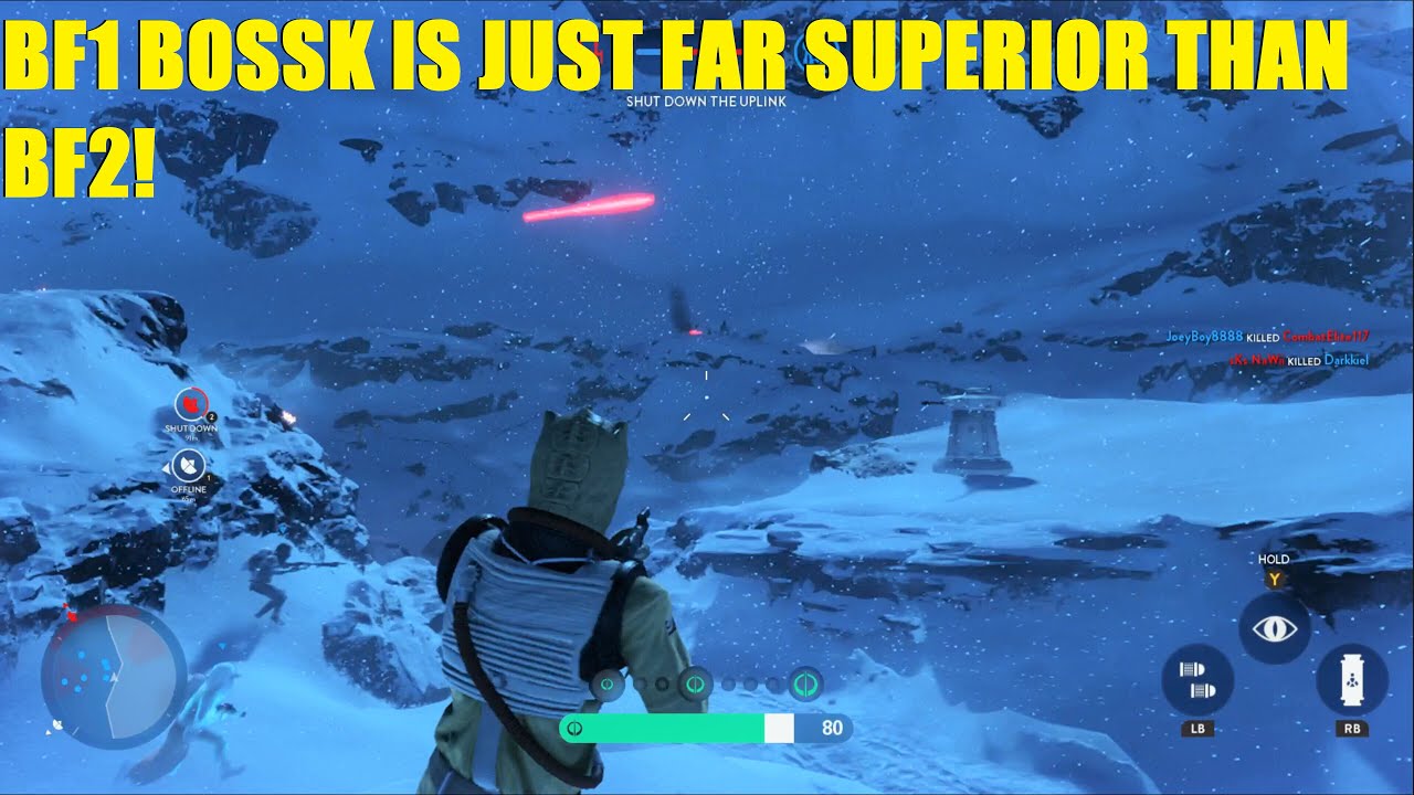 Star Wars Battlefront (2015) - BF1 Bossk sh*ts all over BF2 Bossk! | This Bossk was just truly OP!😂