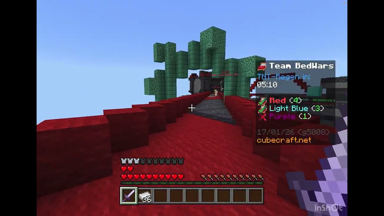Ich spiele Bedwars 