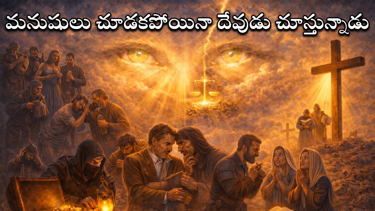 మనుషులు చూడకపోయినా దేవుడు చూస్తున్నాడు.. // p.Kumar Babu // Bible message