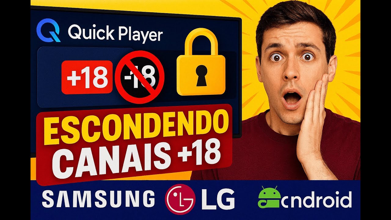 CANAIS +18 NO QUICK PLAYER?  APRENDA A ESCONDER AGORA!
