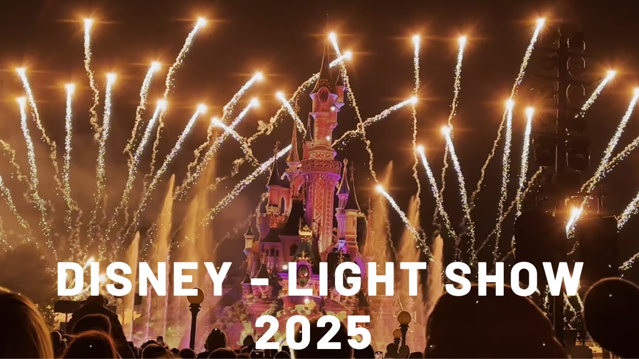 [4K] NEW Disney Tales of Magic - FULL LIGHT SHOW | Disneyland Paris 2025