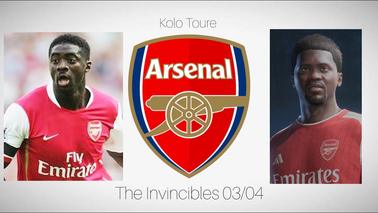 EA FC 24 - Pro Clubs Lookalike | Kolo Toure + Stats | ICON | Ivory Coast/Arsenal FC 03/04 Legend