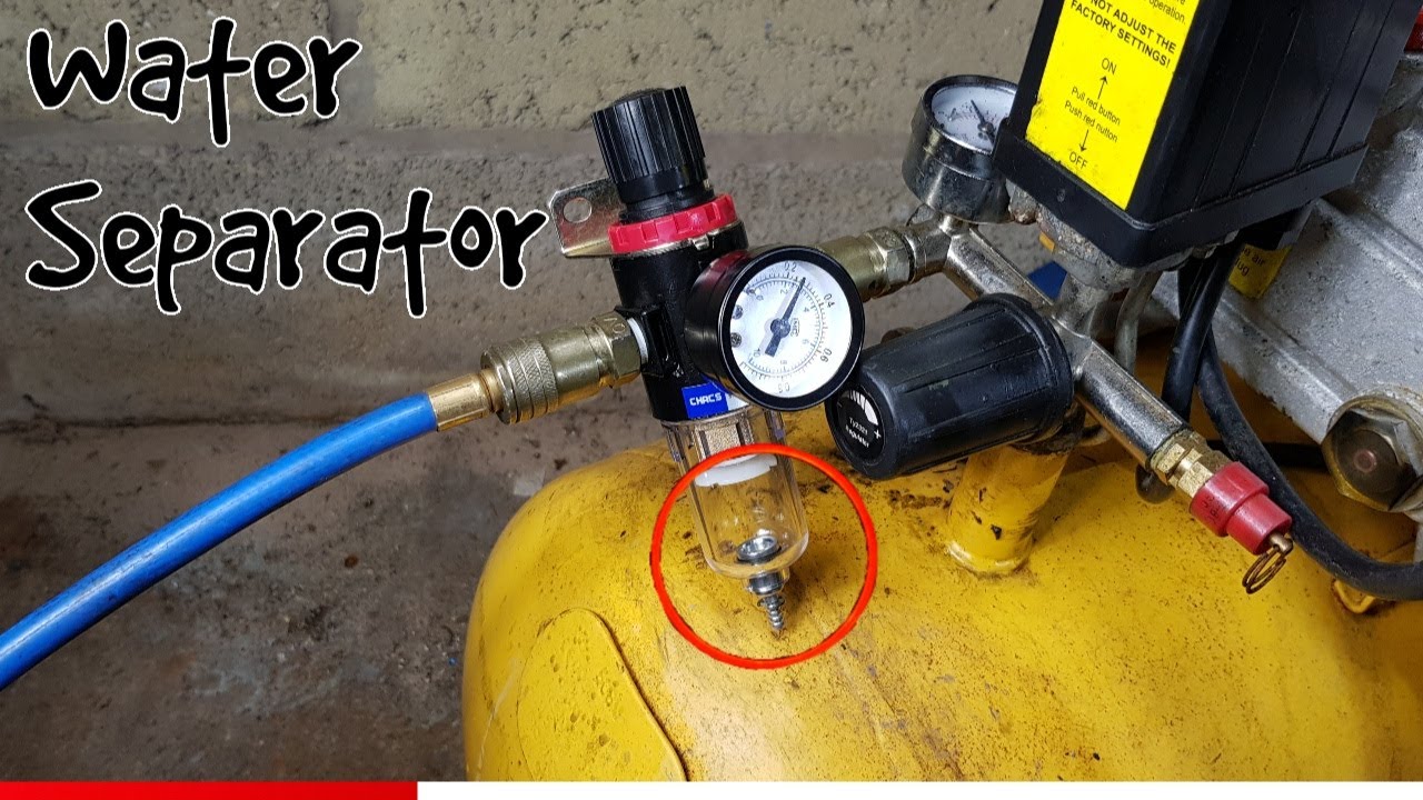 Water Separator For Air Compressor Moisture/Oil Trap.