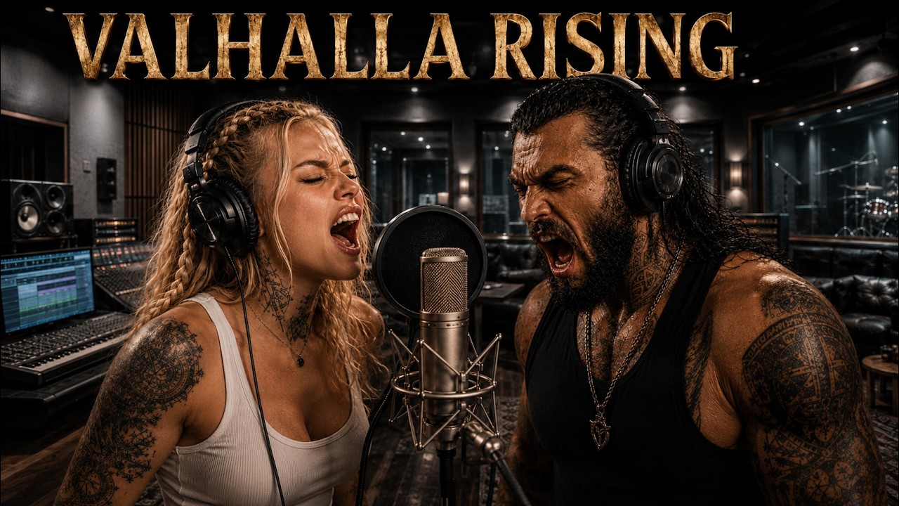 VALHALLA RISING | Freyvalka ft Ragnar Ironwolf | Dark Viking Rap Duet / Epic Norse Anthem