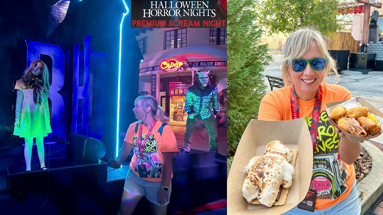 Universal's FIRST EVER Premium Scream Night! Unlimited HHN Food, No Waits for Houses & Scare Zones