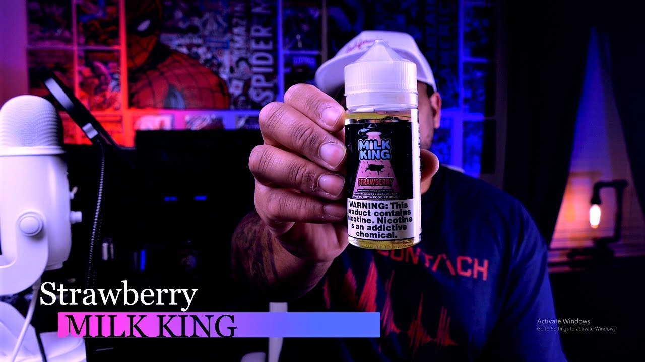 Milk King Strawberry by Drip More Ejuice///DRIP KINGZTV