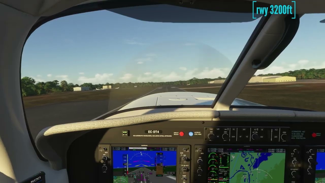 FSR500 Final Approach into VTPN RW05 (Short 3,200 ft Runway Landing)