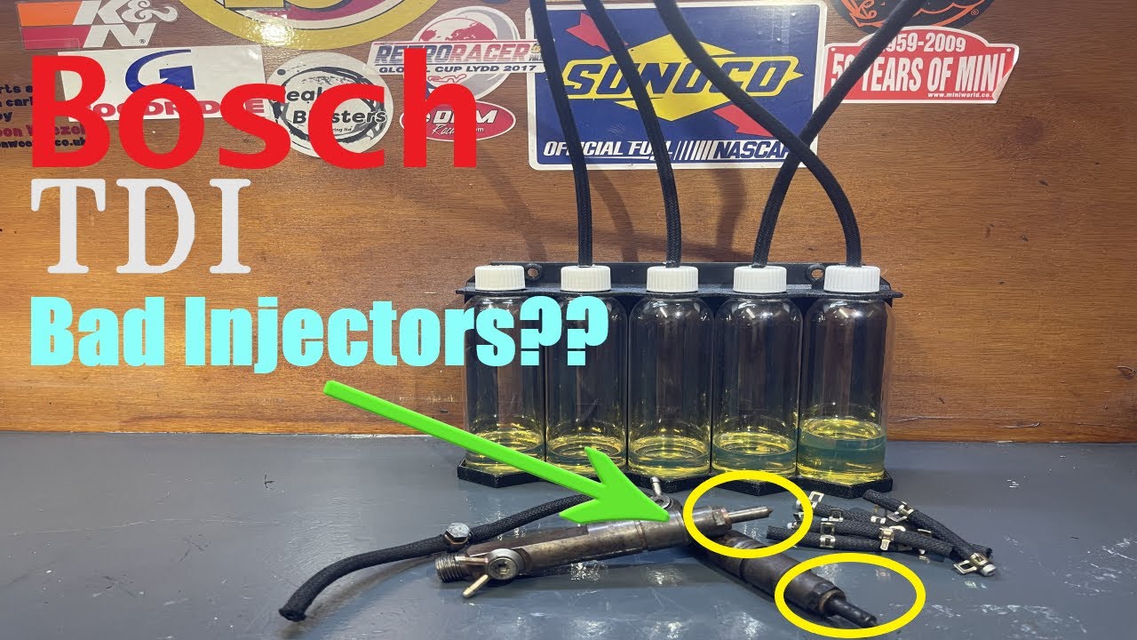 Poor running TDI, bad injectors? VW/ Volvo 2.5 tdi diesel injector leak off/ spill back test