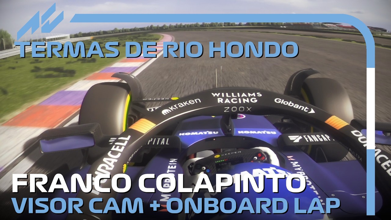 F1 2024 Termas de Rio Hondo | Franco Colapinto Onboard | #assettocorsa