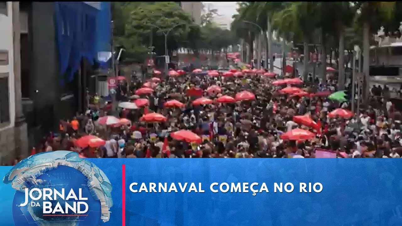 Carnaval no Rio de Janeiro já começou | Jornal da Band