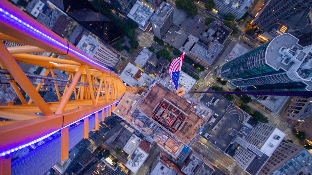 700+ ft Sunrise Crane Climb (Seattle)