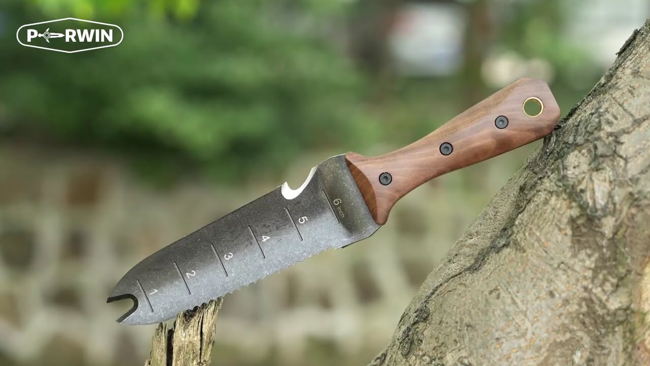PERWIN Hori Hori Garden Knife – Durable, Versatile & Gardener-Approved（Featured on HGTV）