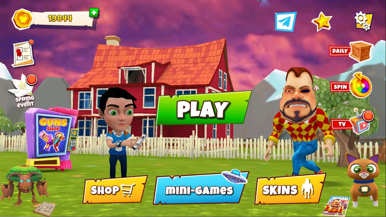 Dark Riddle 🌺🌺26.2.0 new update Spring events My New Neighbor's City -Game Play-Part 1