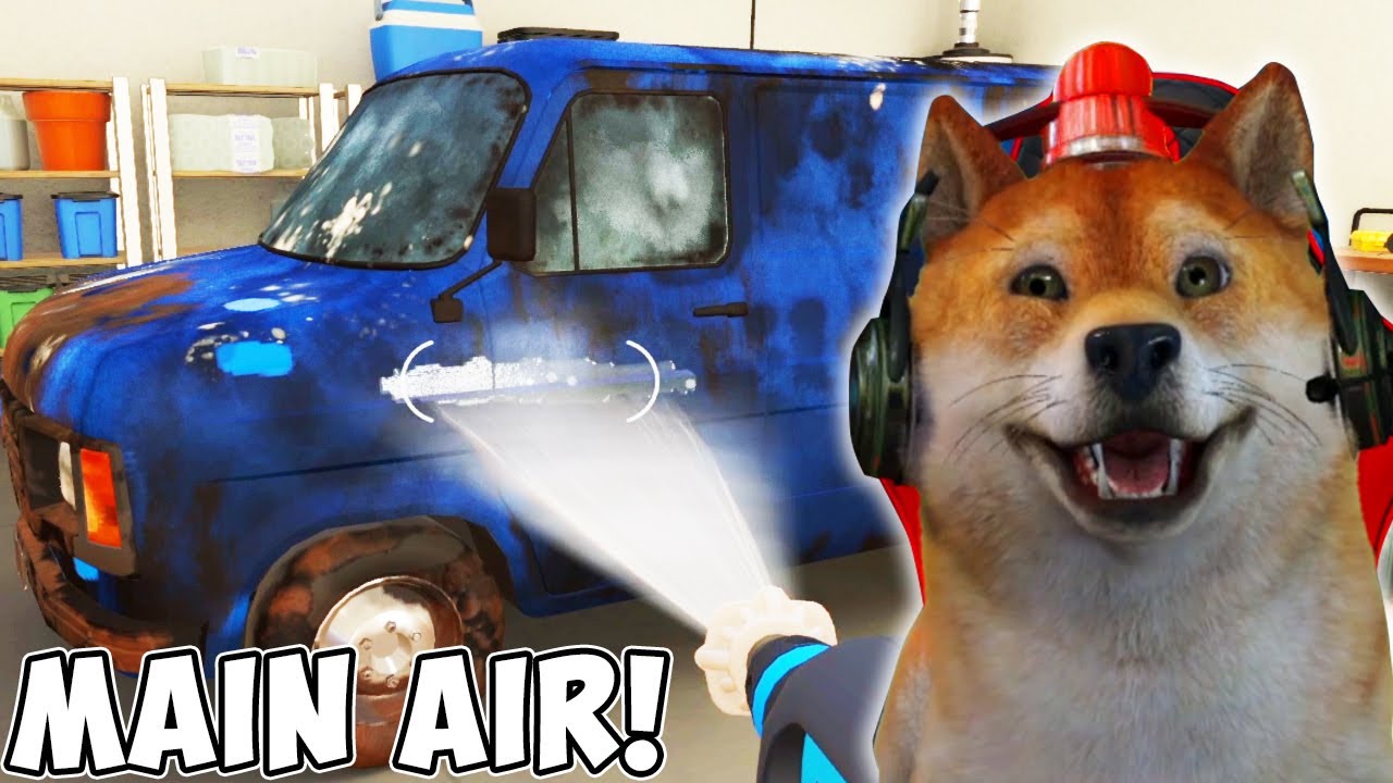 OBIT JADI TUKANG CUCI MOBIL? SEMPROT-SEMROT MAIN AIR!!! | PowerWash Simulator