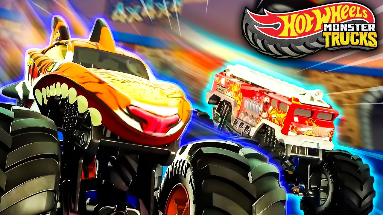 Champion's Cup Team Showdown! | Hot Wheels Monster Trucks 1 HOUR