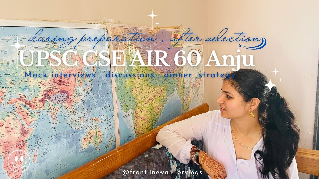 UPSC CSE 60 Anju🥰 | her interview days | mock tests | detailed strategy | fun 🫶🏻 #ias #upsc
