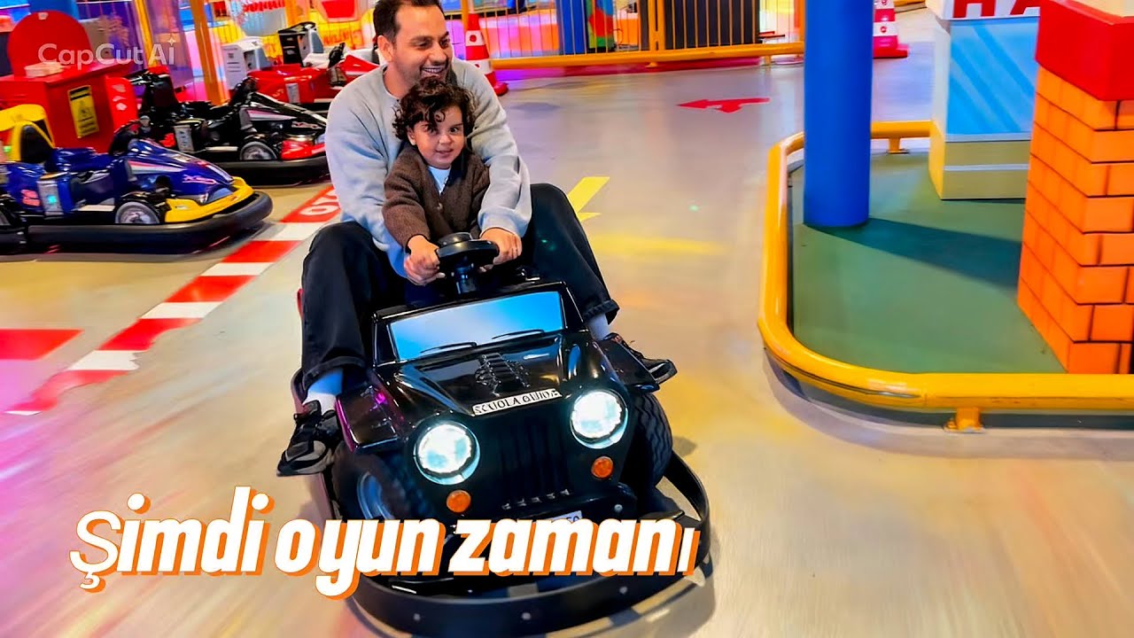 Babamla birlikte oyun parkına geldik 🎪🎪