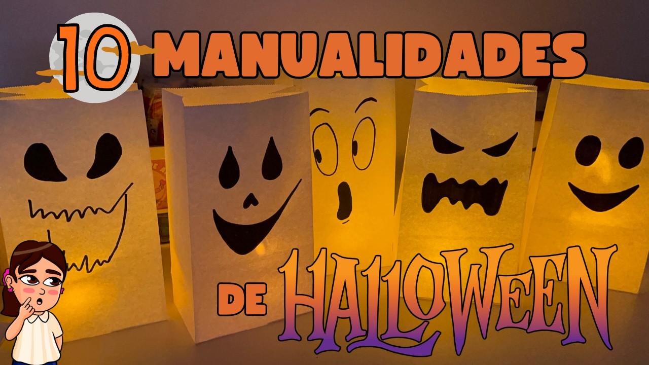 10 Manualidades de Halloween 🎃👻