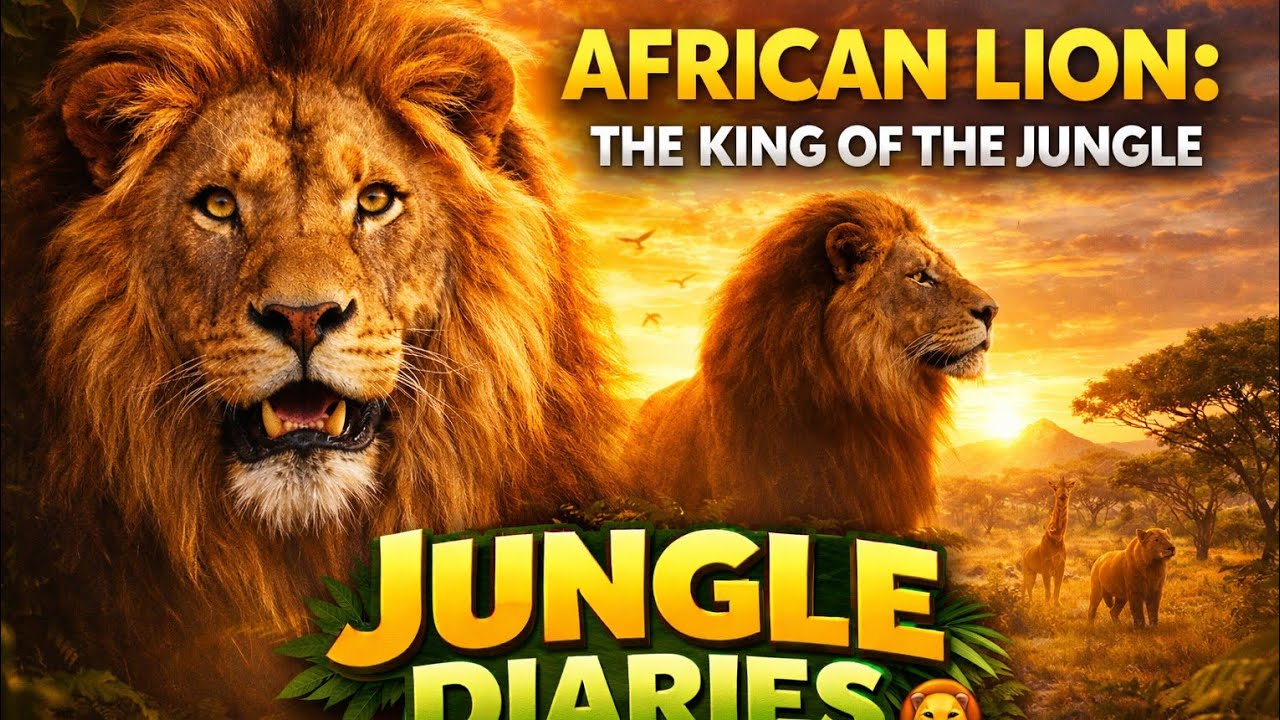 African Lion 🦁 | The King of the Jungle | Wildlife Documentary | Jungle Diaries