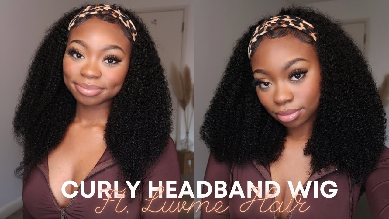 MOST NATURAL LOOKING CURLY HEADBAND WIG | Luvme Hair | Official Jadene