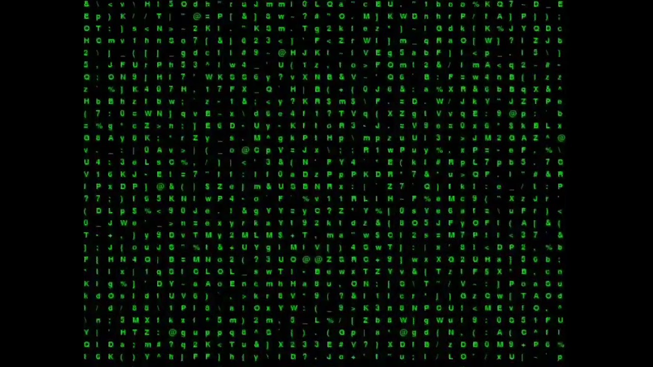 Matrix rain in python
