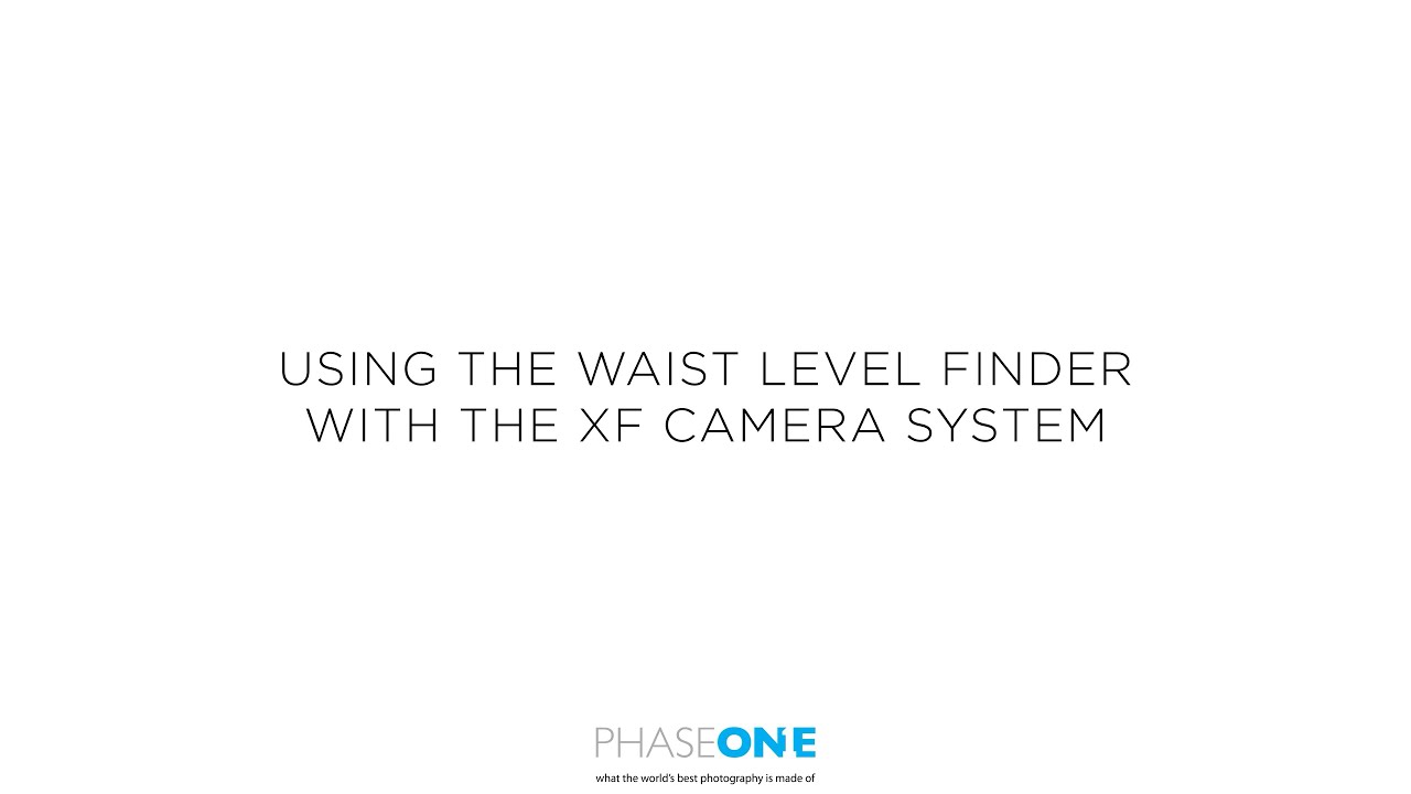 Support | Waist Level Finder | Phase One