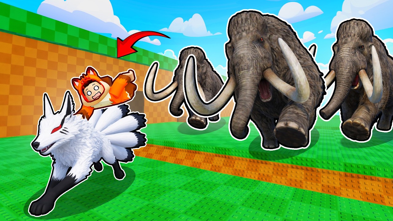 СПАСИТЕСЬ ОТ БЕЗУМНЫХ ЗВЕРЕЙ В ROBLOX!