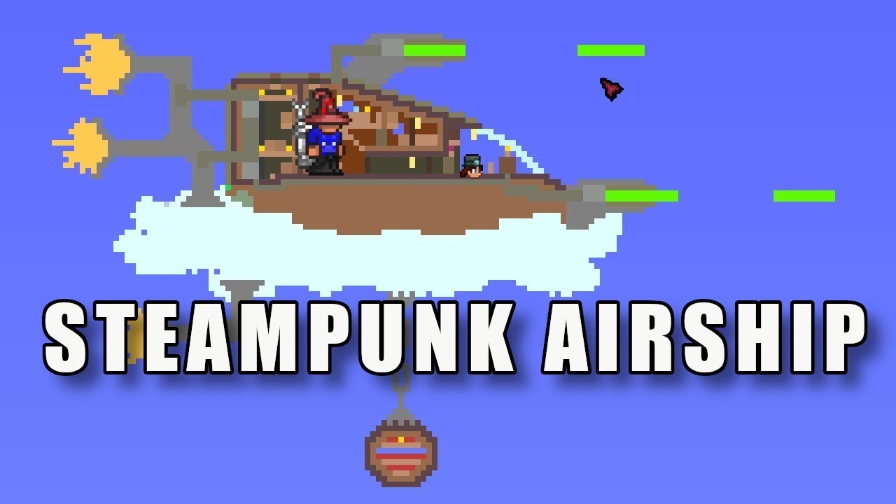 | Terraria Speedbuild | #72 - STEAMPUNK AIRSHIP (Part 1)