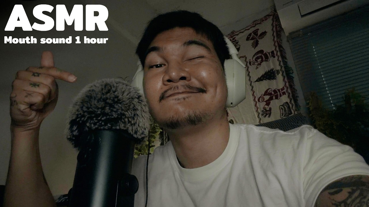 ASMR 1 Hour (No Talking) Mouth Sounds For Sleep เสียงปากแบบจัดเต็ม 1 ชั่วโมง
