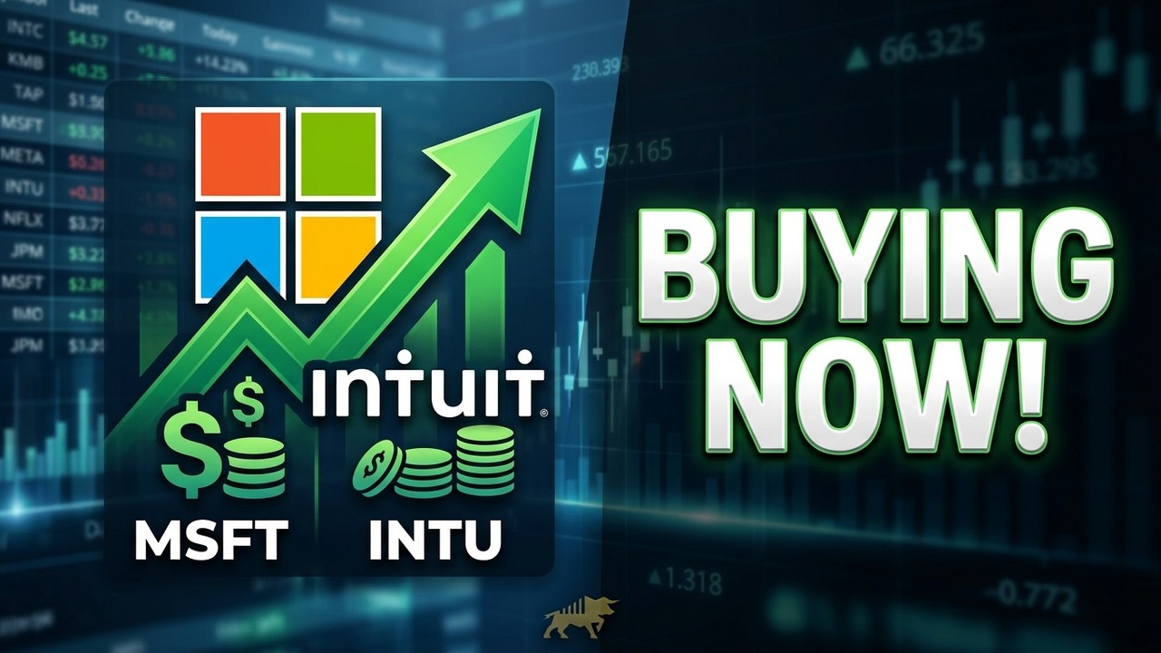 Почему я сейчас покупаю акции MSFT и INTU!