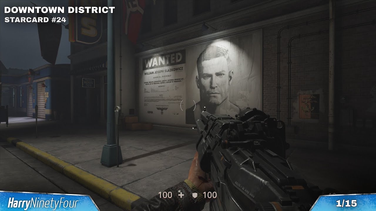 Wolfenstein 2 The New Colossus - Roswell: Downtown All Collectible Locations