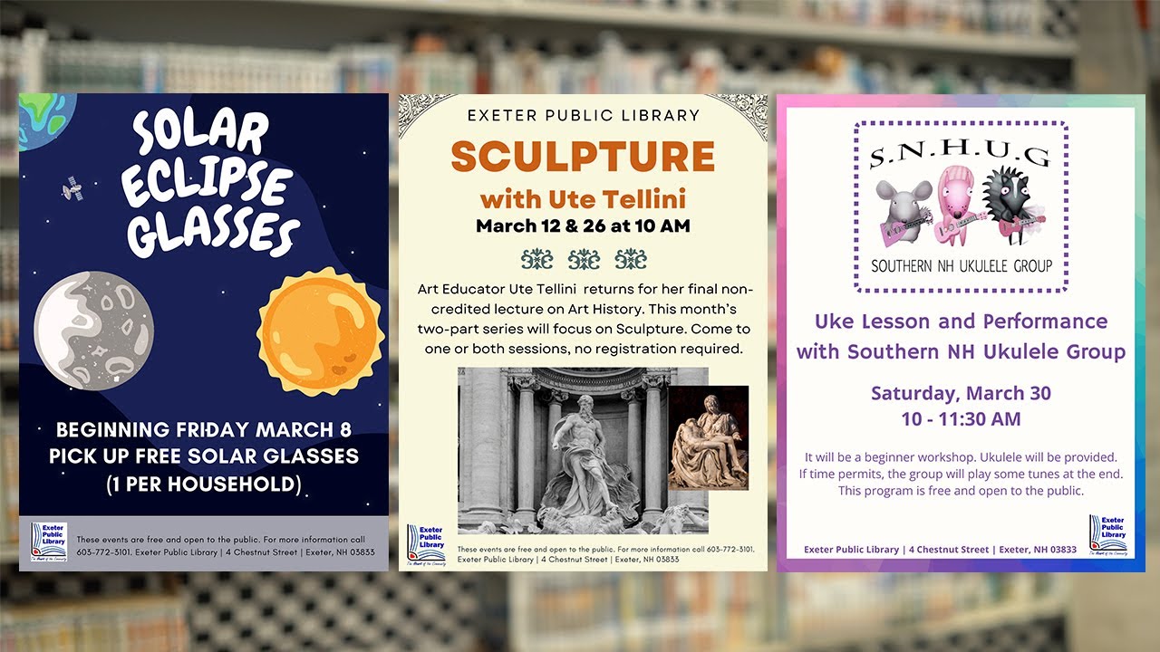 Solar Eclipse Inbound! || March Library Update