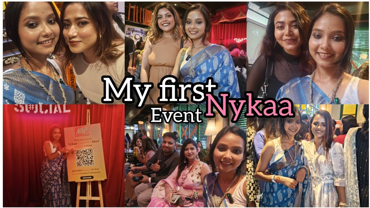 My First Nykaa event ||priyankabanik_official