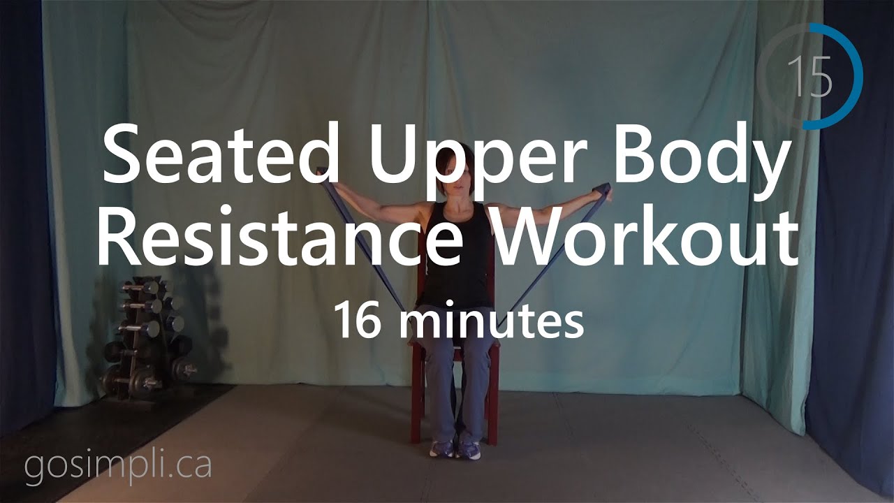 Seated Upper Body Resistance Workout While You’re At Work; A Stronger Upper Body in Under 15 Minutes