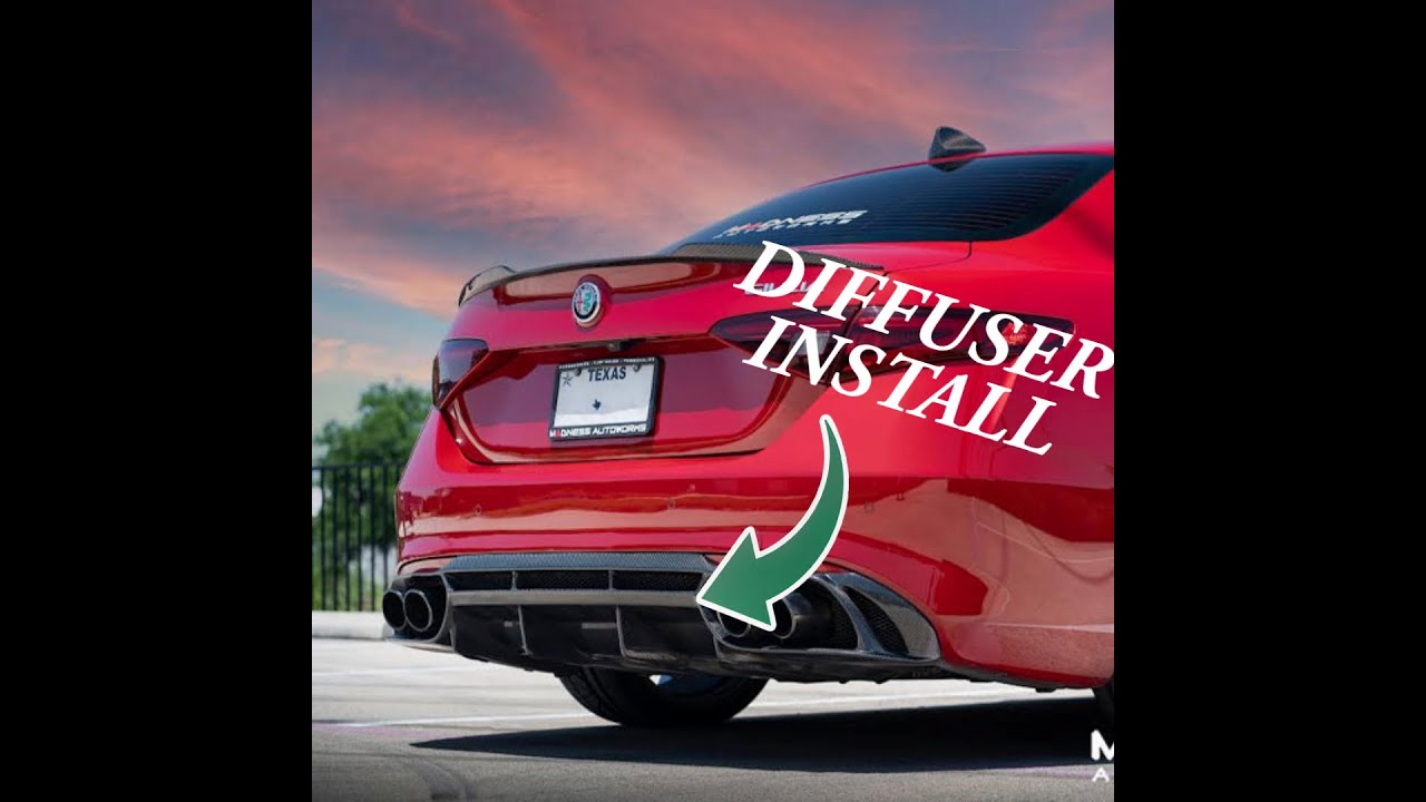 Installing Alfa Romeo Diffuser-Step by Step