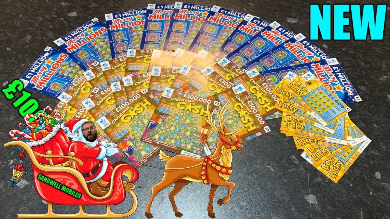 NEW CHRISTMAS SCRATCHCARDS