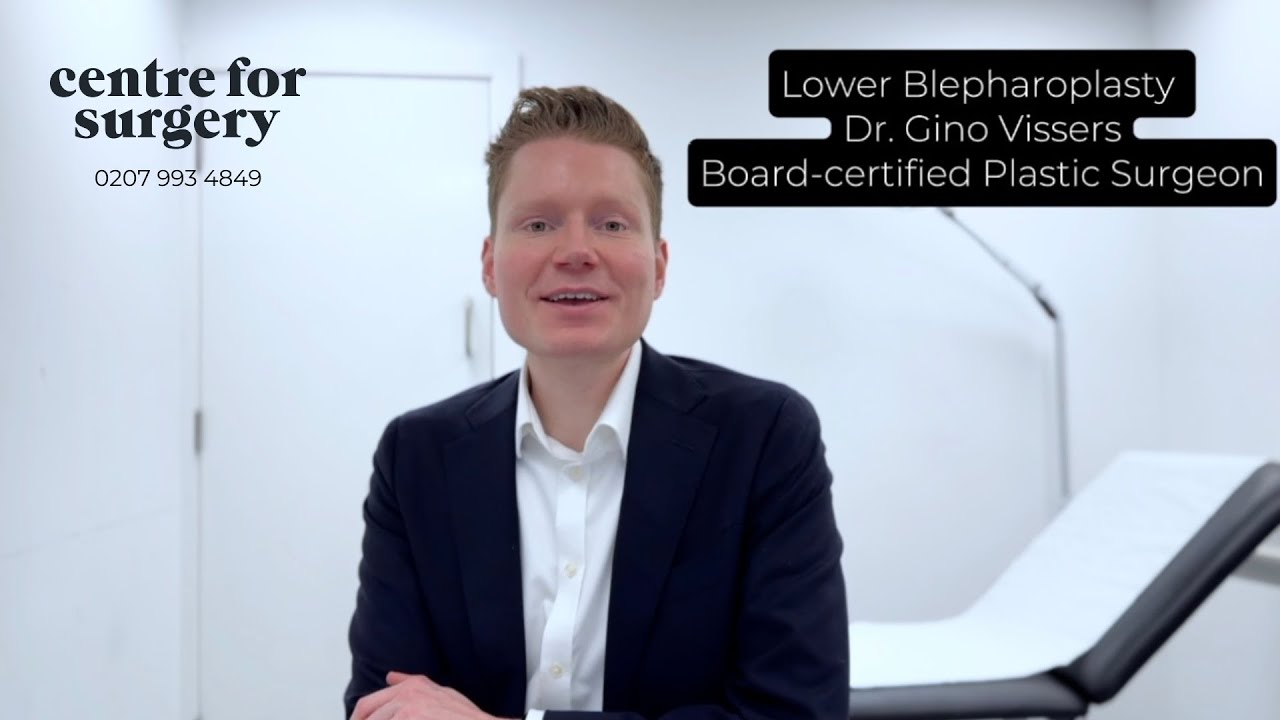Lower Blepharoplasty FAQs with Dr. Gino Vissers | Centre for Surgery | London | UK