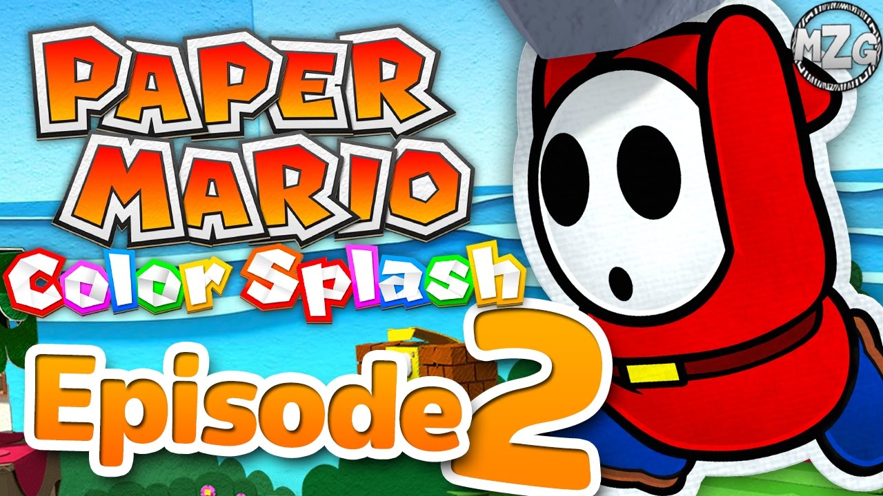 Shy Guys Attack! - Paper Mario: Color Splash Gameplay - Episode 2
