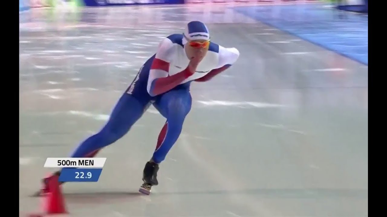 Pavel Kulizhnikov 500m #1 - 35.03. WC5 Erfurt 2017/2018