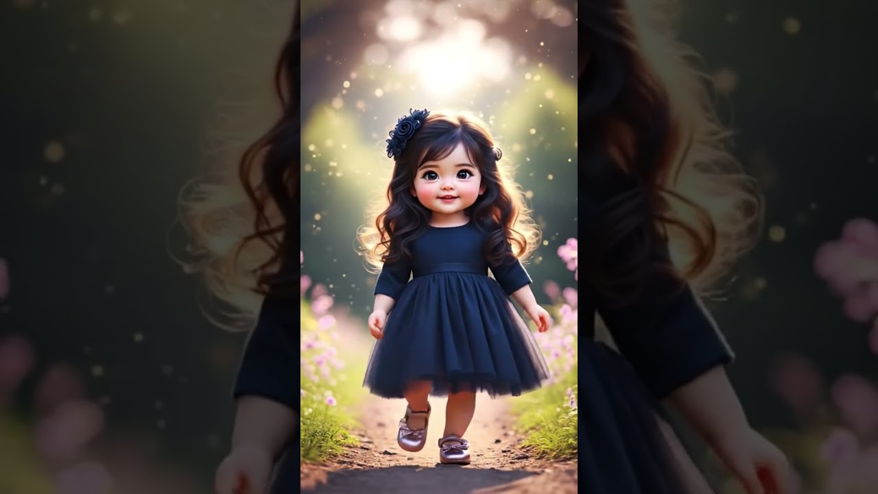 Most Cute AI Baby Girl Dance Walk — Fashion Show Style