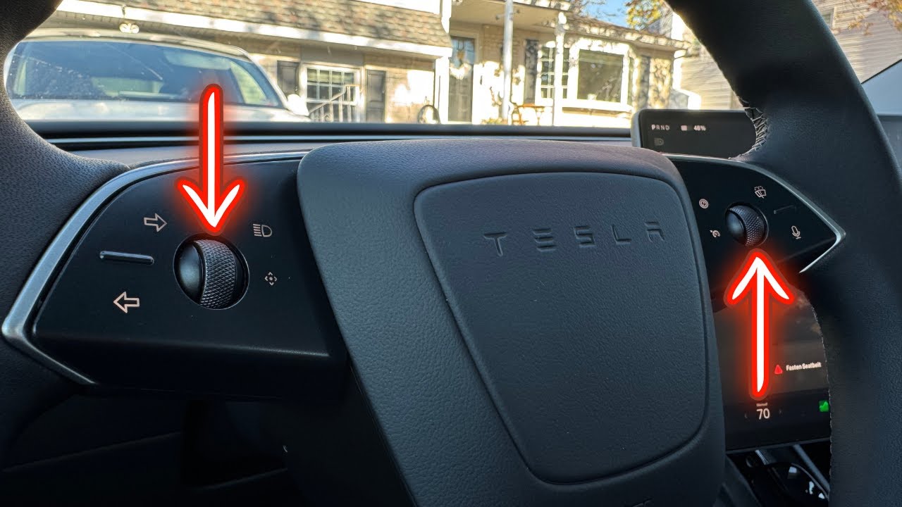 Освойте управление колесом прокрутки на Tesla Model 3 2024 года | Как управлять автопилотом, муль...