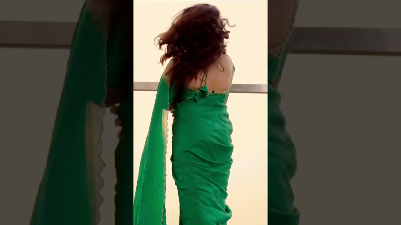 Soniya singh..Green saree looks..    