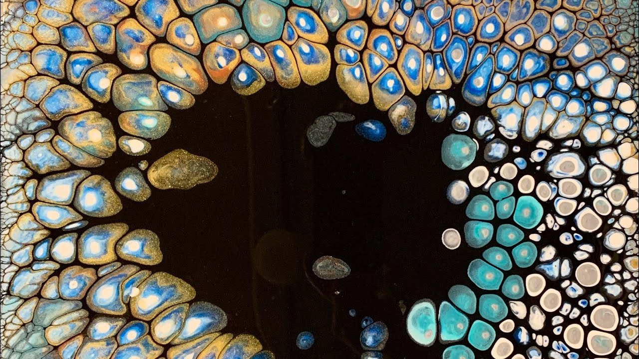 # 134- “ Sand Pebbles “ How to do a Dump and Swirl technique. @BrittClaytonDesign