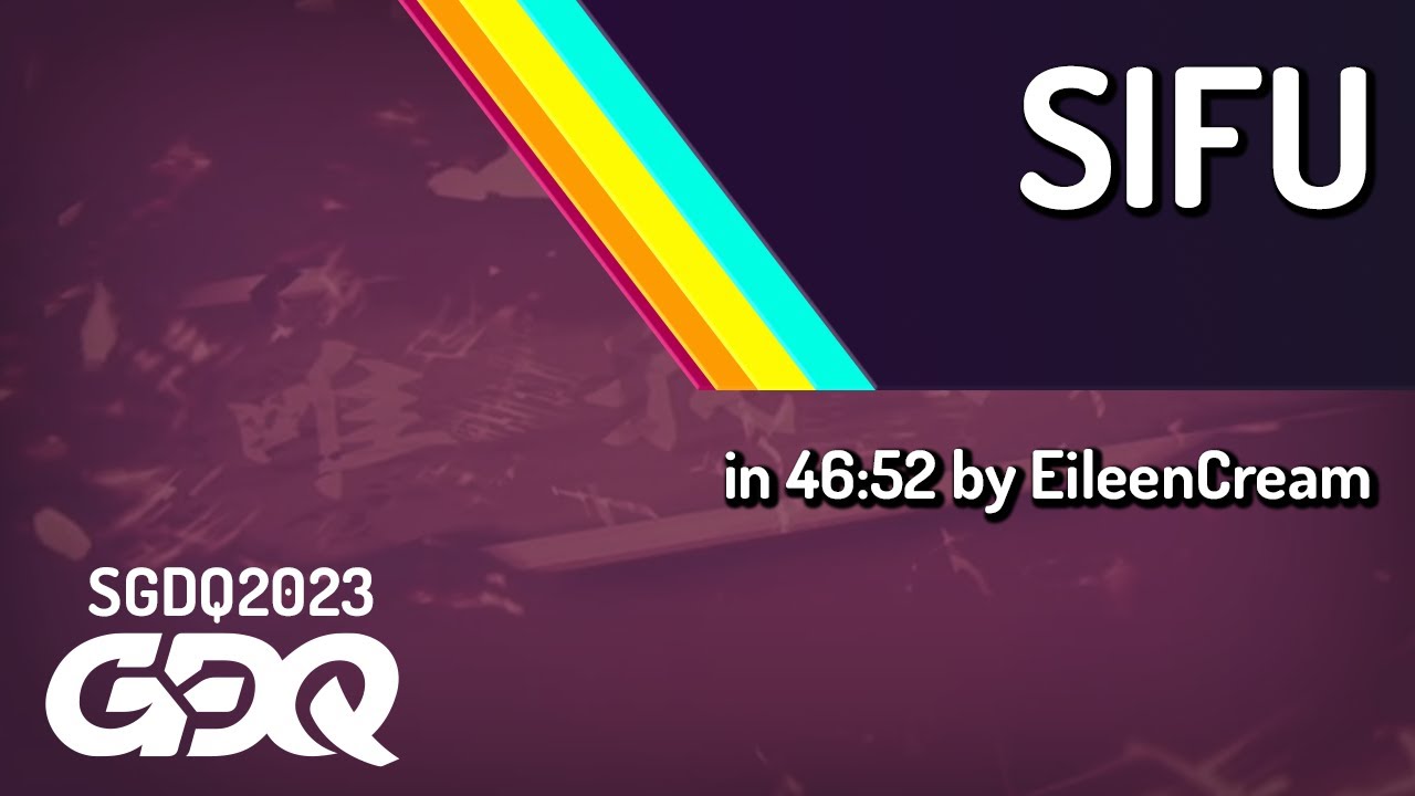 Sifu by EileenCream in 46:52 - Summer Games Done Quick 2023
