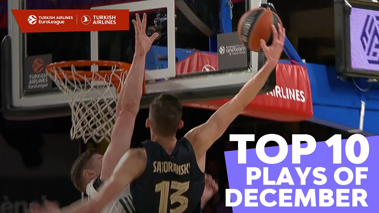 Top 10 Plays | December | 2022-23 Turkish Airlines EuroLeague