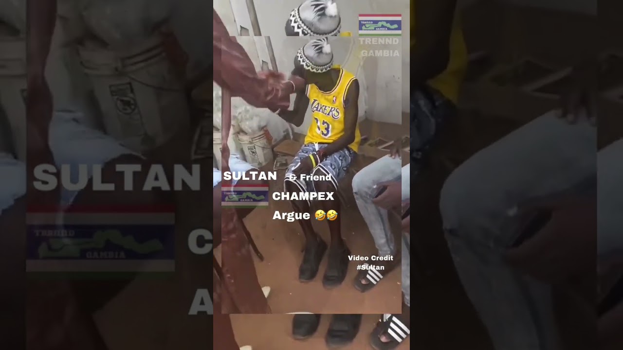 SULTAN Fight Friend CHAMPEX 🤣 #Champex #Sultan #gambia #senegambia #fy #comedy #tiktok #viral
