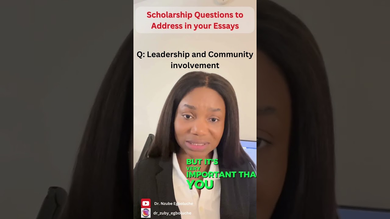 Here's what they ask in a 100% scholarship interview.